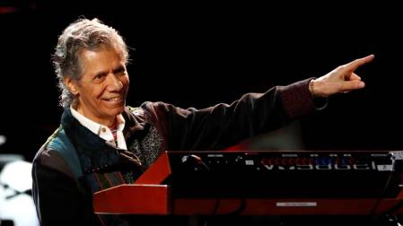 El pianista de jazz Chick Corea, en un concierto en Los Ángeles en 2020.