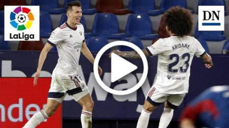 Resumen del Levante 0-1 Osasuna en vídeo: gol de Budimir