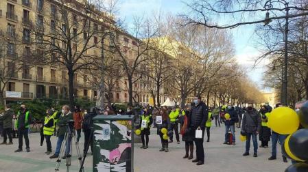 Trabajadores públicos temporales en Navarra piden que "se reconozca el abuso" que sufren