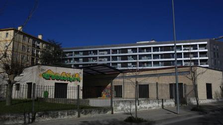 El Centro Comunitario del barrio de la Milagrosa, en la calle Blas de Laserna, ubicado en la antigua escuela infantil Printzearen Harresi.