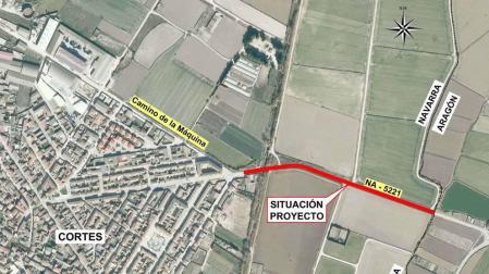 Las obras de mejora de la carretera de Cortes con Aragón se iniciarán en primavera