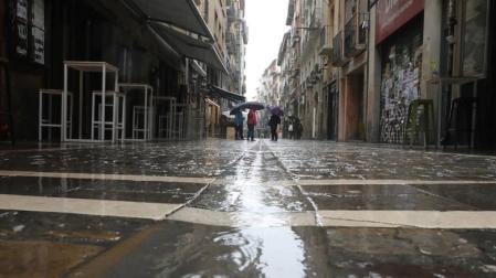 El antideslizante del encierro, ahora para peatones del Casco Antiguo