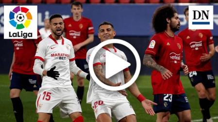 Resumen del Osasuna 0-2 Sevilla en vídeo