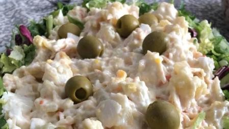 Imagen de la ensaladilla de langostinos