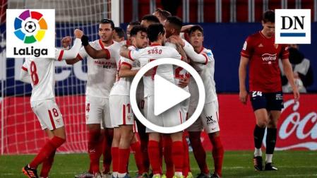 Resumen del Osasuna 0-2 Sevilla en vídeo: gol de Diego Carlos (0-1)