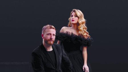 Rinaldo Zhok y Sofía Esparza graban canciones inéditas de Emilio Arrieta