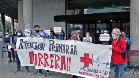 La Plataforma Navarra de Salud reanudará en marzo las movilizaciones