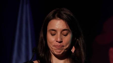 Irene Montero llama entre lágrimas a la unidad del feminismo