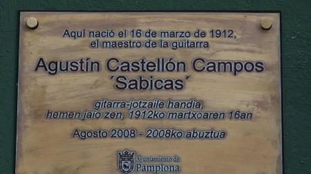 La placa del maestro Sabicas estaba a buen recaudo