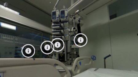 Tour virtual de un 'box' de la UCI del Complejo Hospitalario de Navarra