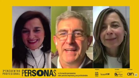 Ponentes de la mesa redonda sobre la importancia de la formación permanente