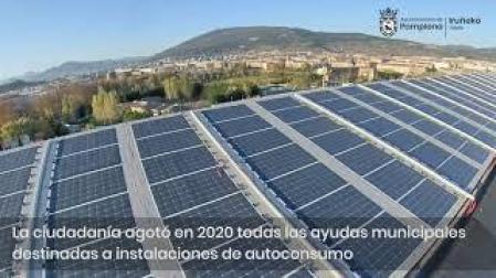 Vídeo con el balance de las energías renovables en Pamplona