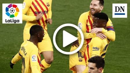 Resumen del Osasuna 0-2 Barcelona en vídeo: gol de Moriba (0-2)