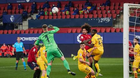 Osasuna se choca con Ter Stegen