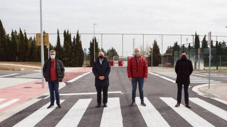 Concluye la urbanización de los accesos al campo de fútbol