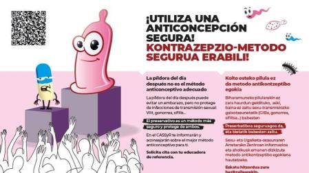 Salud pone en marcha una campaña informativa para las usuarias de la píldora del día después