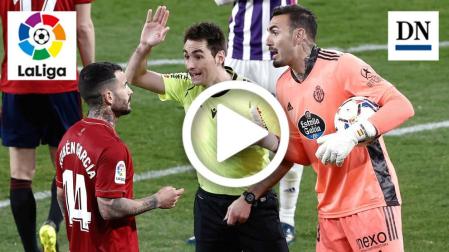 Resumen del Osasuna 0-0 Valladolid en vídeo