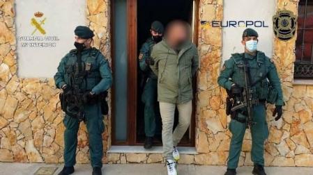 Uno de los detenidos en la operación 'Soterrado'.