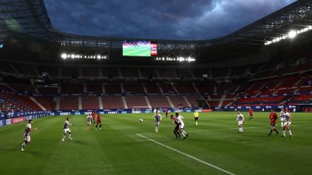 Imagen de El Sadar durante el Osasuna-Valladolid disputado el pasado sábado.