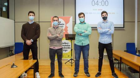 Rodrigo Arvizu, Christian Artola, Luis Echarte y Nicolás de Augusto ganan la XX Liga de Debate Universitario