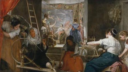 Las hilanderas o la fábula de Aracne (Diego Velázquez, circa 1656).