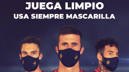 Campaña: usa siempre mascarilla, "Juego Limpio" con Osasuna y ACUNSA