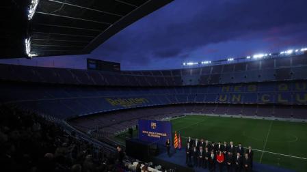 LaLiga niega que Tebas amenazara al Barça con el descenso por los avales