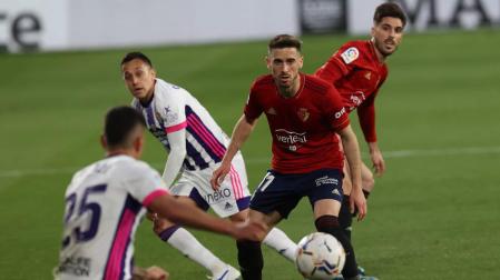 Puntuación de los jugadores de Osasuna contra el Valladolid