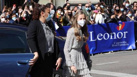 La Princesa Leonor se estrena en el Instituto Cervantes con su primer acto en solitario