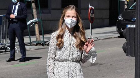 La Princesa Leonor se estrena en el Instituto Cervantes con su primer acto en solitario