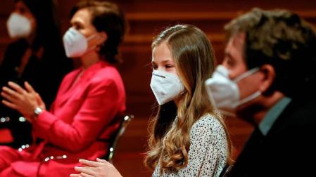 La Princesa Leonor se estrena en el Instituto Cervantes con su primer acto en solitario