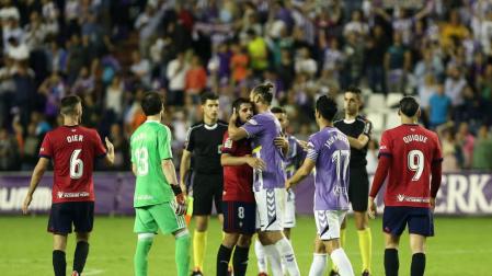 Imagen del Valladolid-Osasuna jugado el dos de junio de 2018.