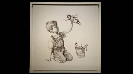 Banksy roza los 20 millones de euros en la subasta de 'Game changer'