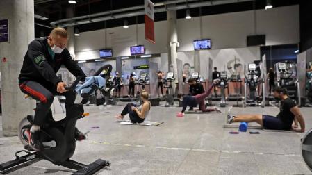 Los gimnasios de Pamplona afrontan pérdidas de hasta el 70%