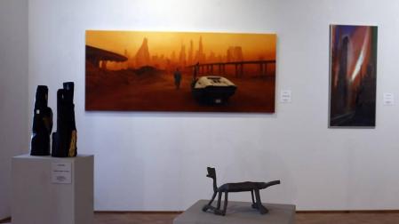 Más de 80 artistas en la exposición 'Artea Oinez 2021', hasta el 28 de abril