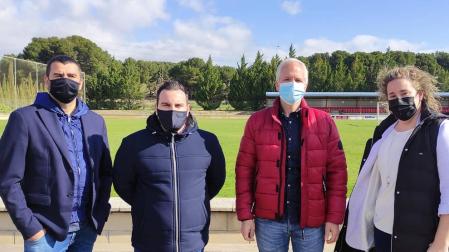 Caparroso reformará su campo de fútbol y la carretera a la ermita de la Virgen del Soto