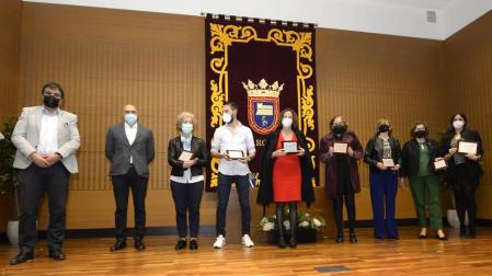 Homenaje al personal sanitario en Marcilla