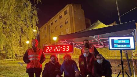 Ricardo Abad, más de 22 horas subiendo escaleras