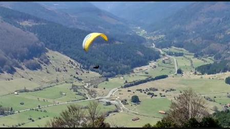 Vídeo de parapente en Belagua