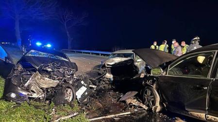 Fallece una joven de 22 años en una colisión múltiple en Asturias