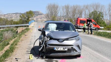 Dos jóvenes heridas graves tras ser arrolladas por un coche en Buñuel