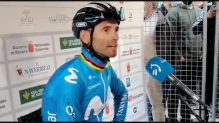 Declaraciones de Valverde tras ganar el GP Induráin