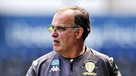 El entrenador argentino de Leeds United, Marcelo Bielsa.