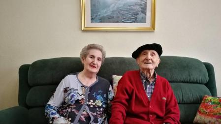 Los 100 años de Pachi Elizondo, el niño que llegó de Ultzama a Estella