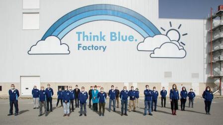 Equipo de Think Blue Factory de Volkswagen Navarra.