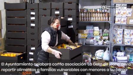 Ayuda para medio centenar de familias vulnerables con menores a cargo