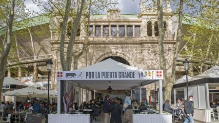 Cuatro zonas de terrazas en Pamplona para 500 personas