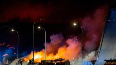 Incendio de una nave industrial en Seseña Nuevo
