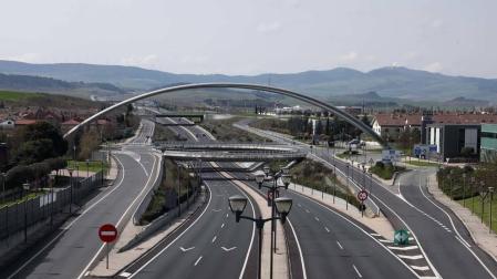 Las obras para descongestionar los atascos del nudo de Zizur Mayor durarán 3 meses