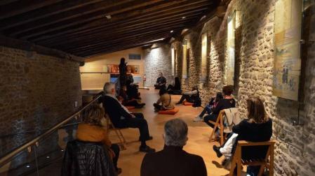 El castillo de Javier acogió la celebración organizada por la asociación Patrimonio para jóvenes.
